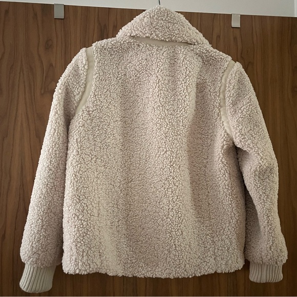 LAST CHANCE - Banana Republic Faux Shearling Moto Jacket - Picture 3 of 10